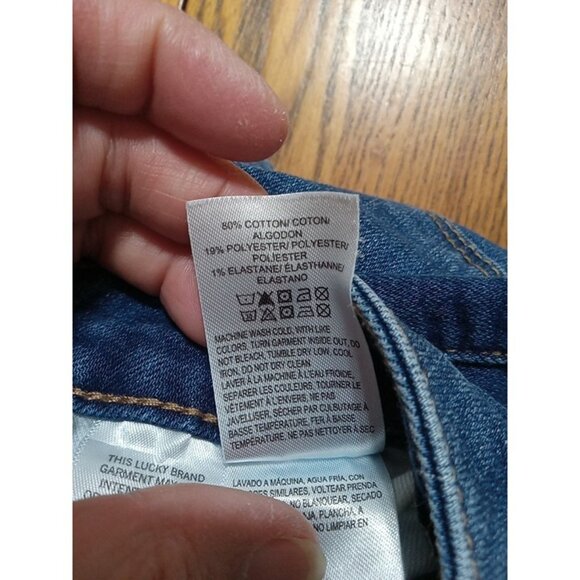 LUCKY BRAND Jeans Shorts Womens 6 / 28 Blue BERMUDA Summer Preowned Used Spring - Picture 5 of 10